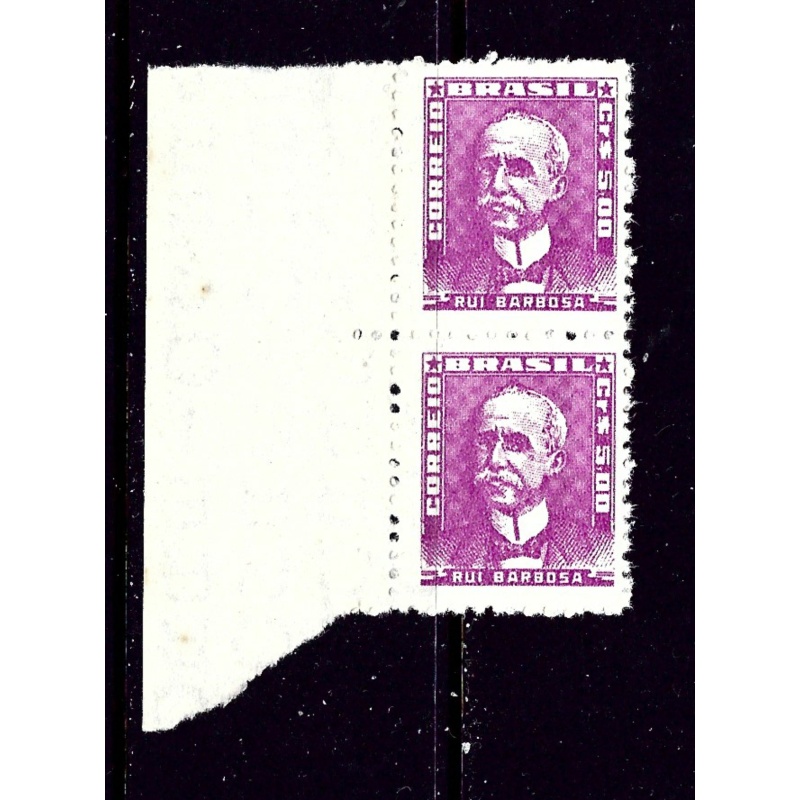 Brazil 798 MNH 1956 Margin Pair