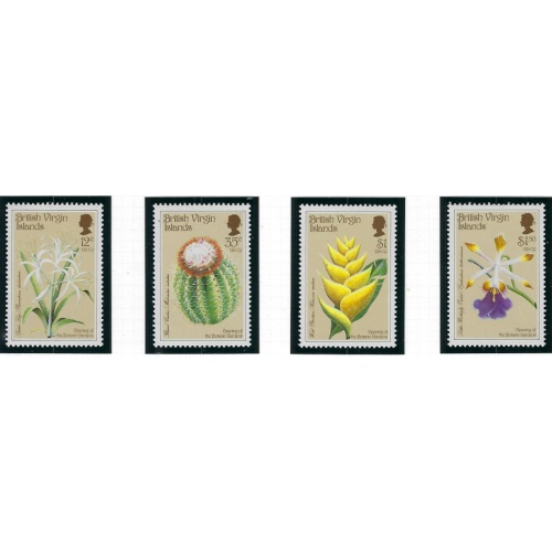 British Virgin Is 585-88 MNH 1987 Botanical Gardens (fe3803)