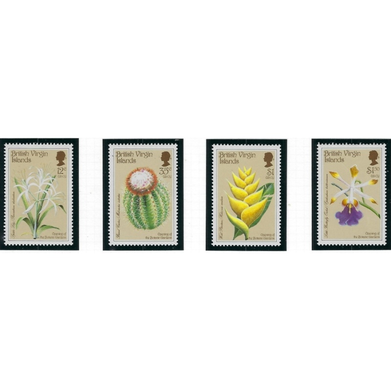 British Virgin Is 585-88 MNH 1987 Botanical Gardens (fe3803)