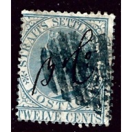 Straits Settlements 14 Used 1867 issue       (ap3199)