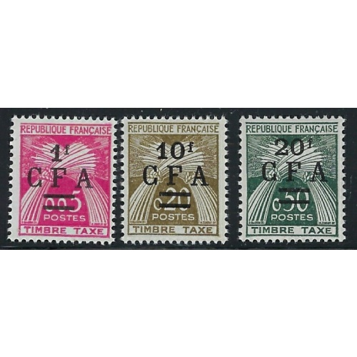 Reunion J46-48 MNH 1962-63 set (fe5248)