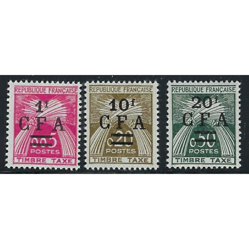Reunion J46-48 MNH 1962-63 set (fe5248)