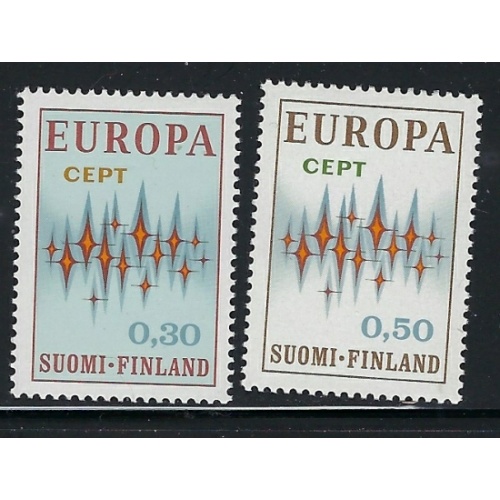 Finland 512-13 MH 1972 Europa (ap9627)