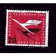 Germany C64 Used 1955 Airmail