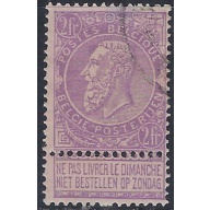 Belgium 74 CTO 1893 issue; gum thin near top; has full gum (ak5996)