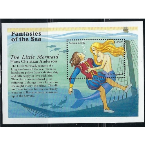 Sierra Leone 1951 MNH 1996 The Little Mermaid (an8313)
