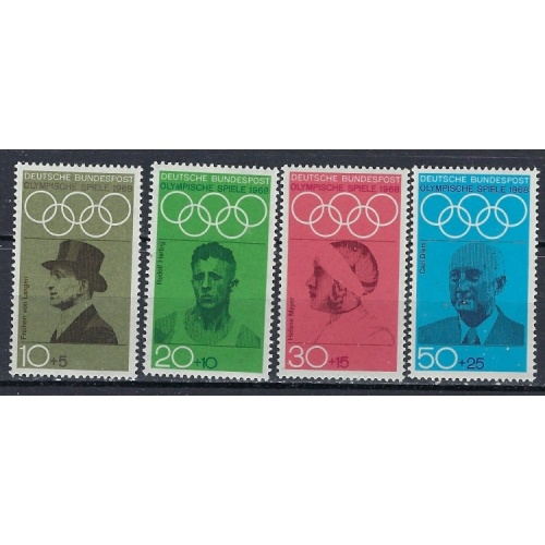 Germany B434-37 MNH 1968 Olympics (ak2782)