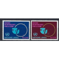 United Nations Geneva 90-91 MNH 1980 set (an7528)