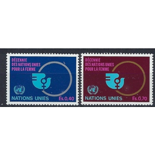 United Nations Geneva 90-91 MNH 1980 set (an7528)