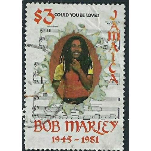 Jamaica 518 Used 1981 issuel creases (ak4871)