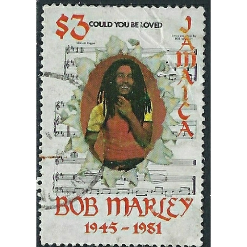 Jamaica 518 Used 1981 issuel creases (ak4871)