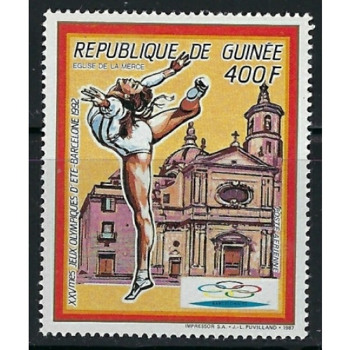 Guinea 1066 MNH 1987 Gumnast (an3397)