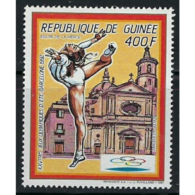 Guinea 1066 MNH 1987 Gumnast (an3397)