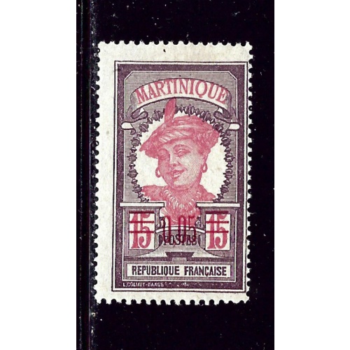 Martinique 110 MH 1922 issue