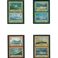British Virgin Is 547-54 MNH 1986 Ships (an6678)