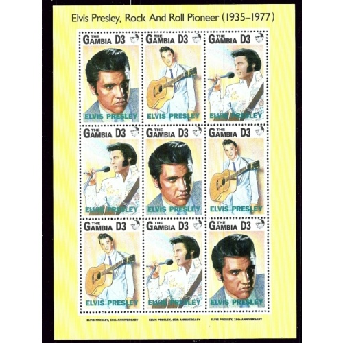 Gambia 1347 MNH 1993 Elvis Presey (an5841)