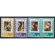 British Virgin Is 417-20 MNH Christmas (an5663)