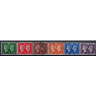 Great Britain 252-57 Used 1940 set (ak2123)
