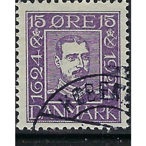 Denmark 168 Used 1924 issue (an1924)