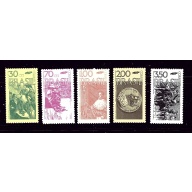 Brazil 1242-46 MH 1972 set