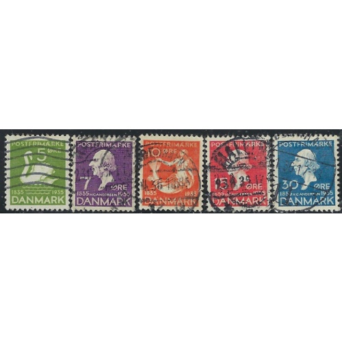 Denmark 246-51 Used 1935 set (an1153)