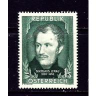 Austria 582 MH 1952 Nilolaus Lenau