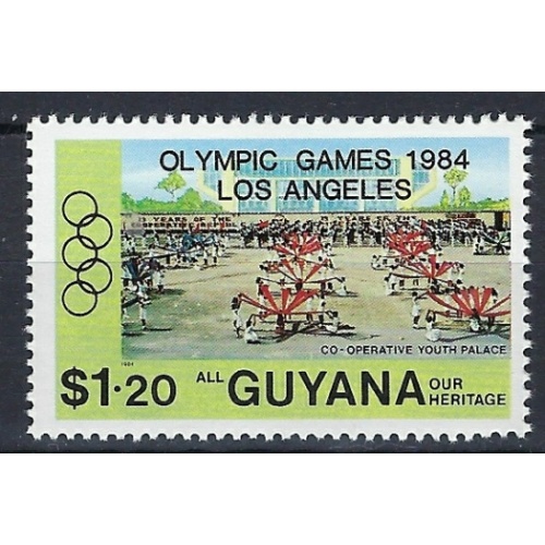 Guyana 913 MNH 1984 Olympics overprint (an7811)