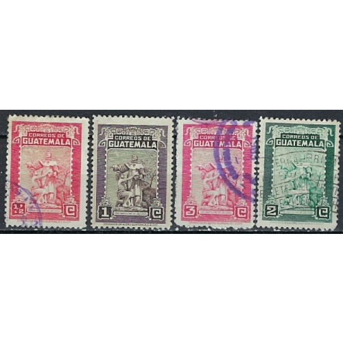 Guatemala 325-28 Used 1949 issues (ak3070)