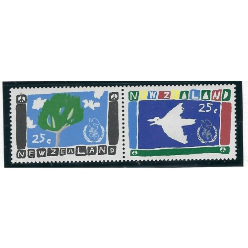 New Zealand 845a NNH 1986 Intl Peace Year (an2135)
