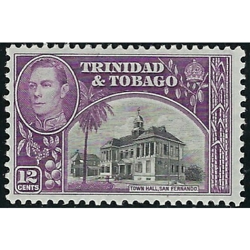 Trinidad and Tobago 57 MLH 1938 issue  (ak5574)