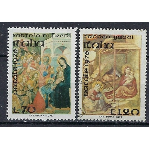 Italy 1249-50 Used 1976 set (ak2168)
