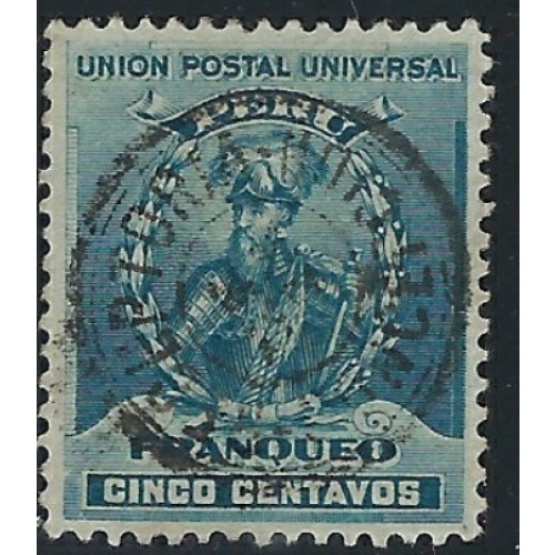 Peru 145 Used 1896 issue (ak2750)