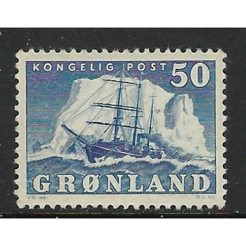 Greenland 35 MH 1950 issue (fe3160)