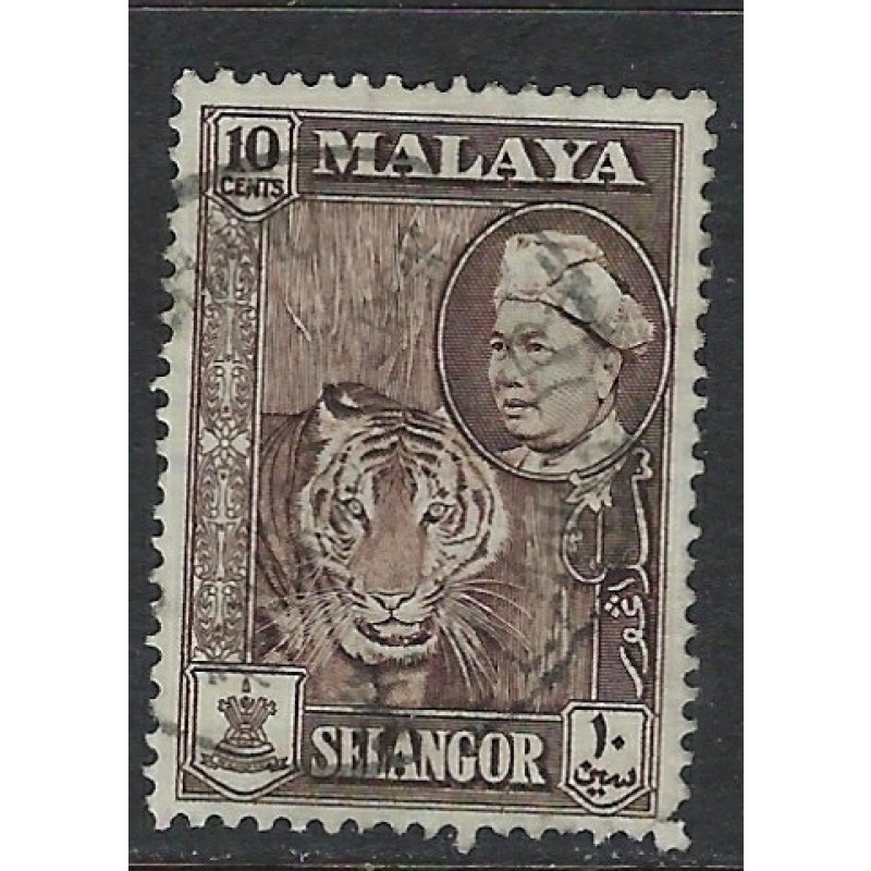 Malaya-Selangor 107 Used 1957 issue (ap7102)