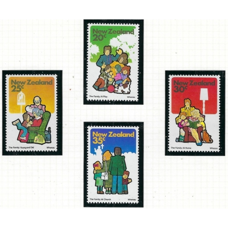 New Zealand 726-29 MNH 1981 Family (an1656)
