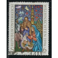 Austria 1713 Used 1996 Christmas (st1007)