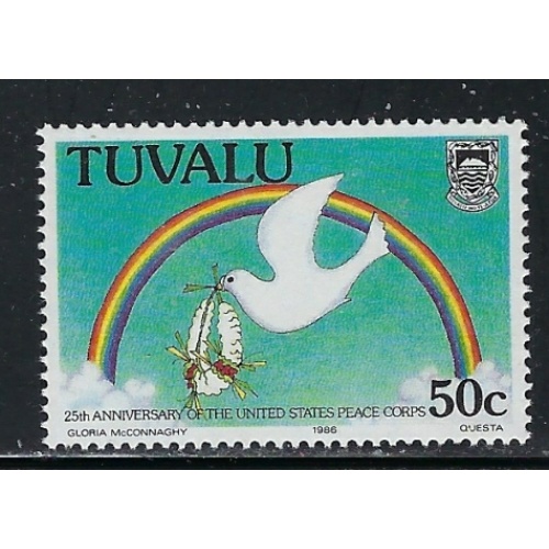 Tuvalu 362 MNH 1986 Peace Corp (an6329)