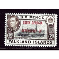 Falkland Is-South Georgia 3L6 MH 1944 issue    (ap4314)