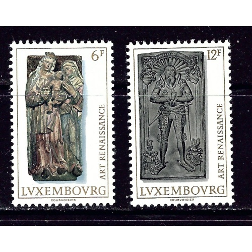 Luxemburg 591-92 MH 176 Art