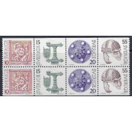 Sweden 1115a MNH 1975 Bklt Pane; been folded (ak5934)