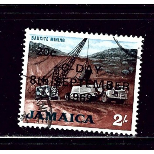 Jamaica 287 Used 1969 overprint