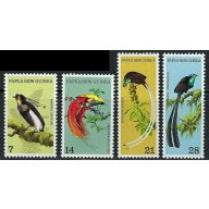 Papua New Guinea 365-68 MNH 1973 Birds (an2056)