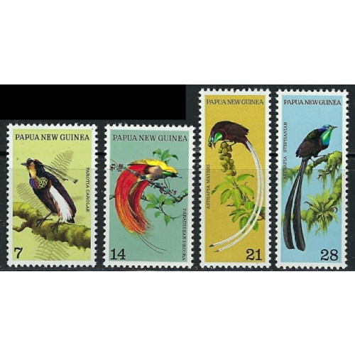 Papua New Guinea 365-68 MNH 1973 Birds (an2056)