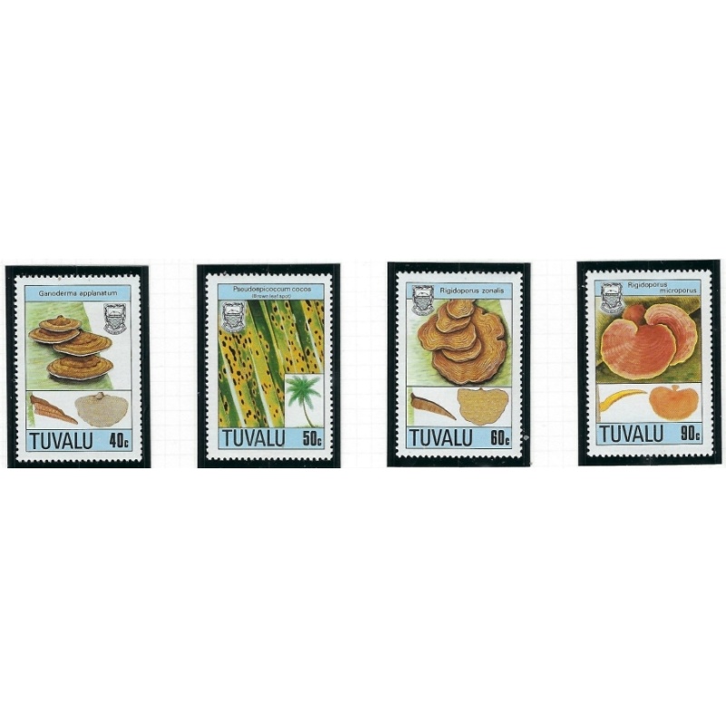 Tuvalu 497-500 MNH 1988 Fungi (ak1108)