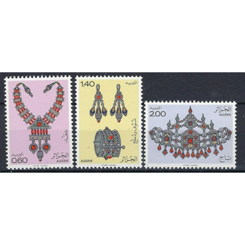 Algeria 652-54 MNH 1980 Jewelry (an9794)