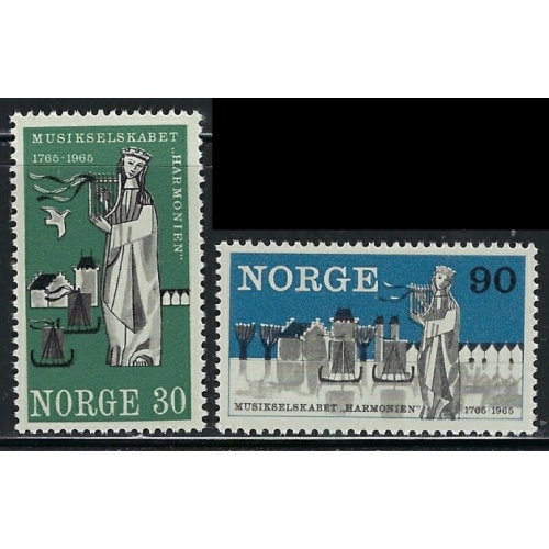Norway 477-78 MNH 1965 issue (an5619)