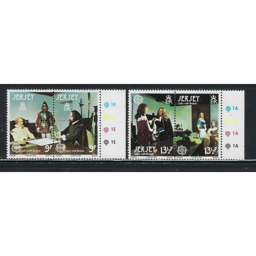 Jersey 229-30 MNH 1980 Europa (fe7810)