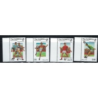 Gambia 615-18 MNH 1986 World Cup Soccer (mm1226)