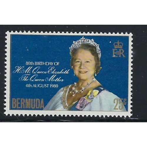 Bermuda 401 MNH 1980 Queen Mother Birthday (fe4739)