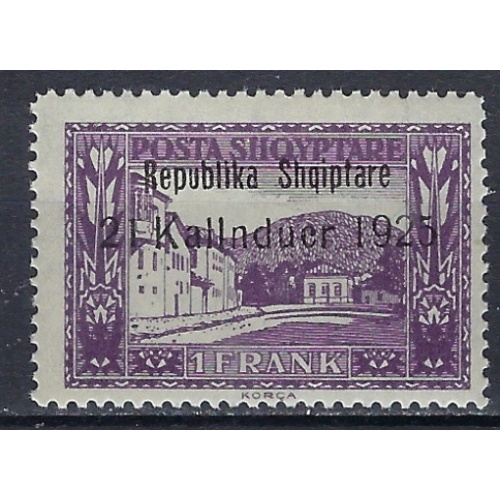 Albania 177 MNH 1925 overprint (ak2997)